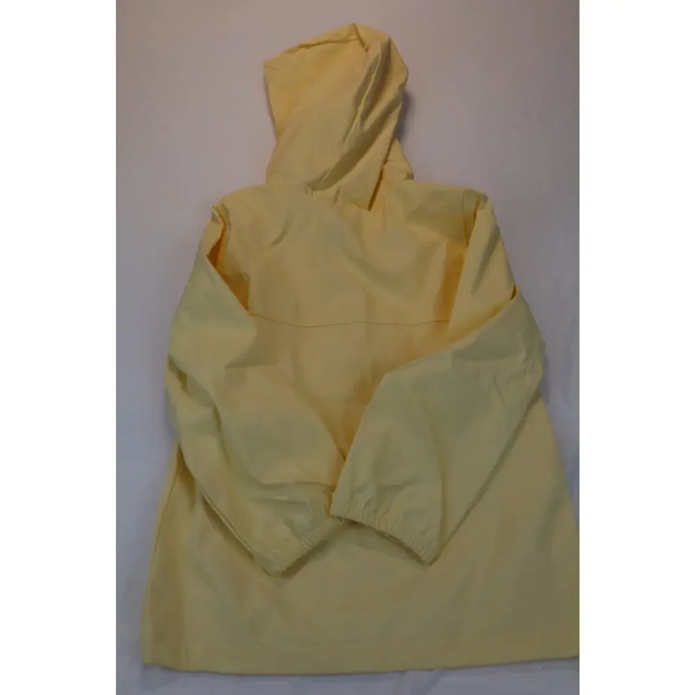 NEW Old Navy Water Resistant Hooded Jacket Kids Girls Yellow Oversized Size L